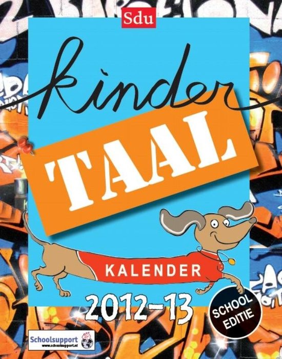 Cover van het boek 'Kindertaalkalender  / 2012-2013'