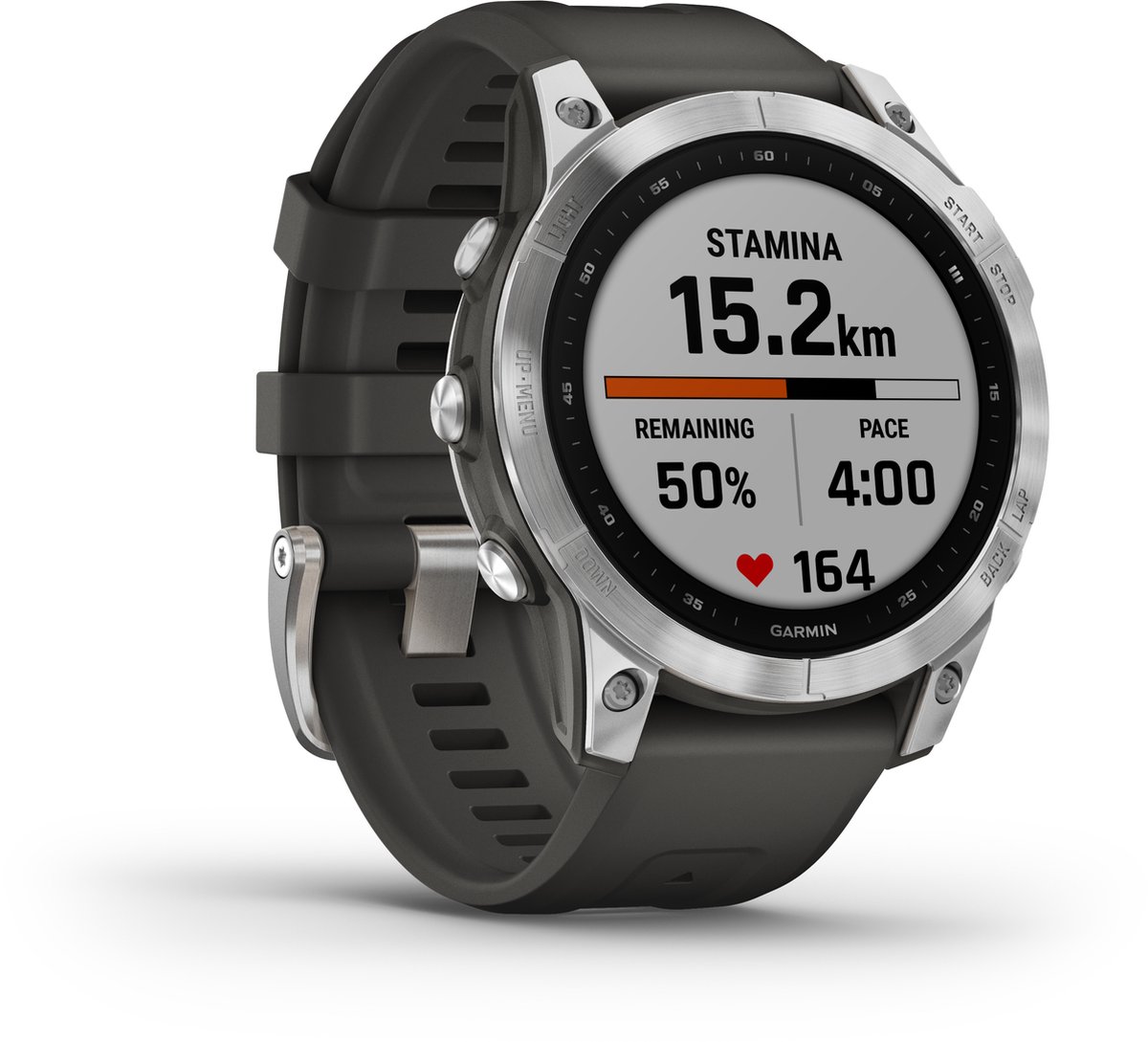Afbeelding 2 van Garmin fenix 7 - Multisport Smartwatch voor heren - Geavanceerde GPS Tracker - 10ATM Waterdicht - tot 18 dagen batterij - 47mm - Graphite