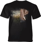 T-shirt Protect Asian Elephant Black 3XL
