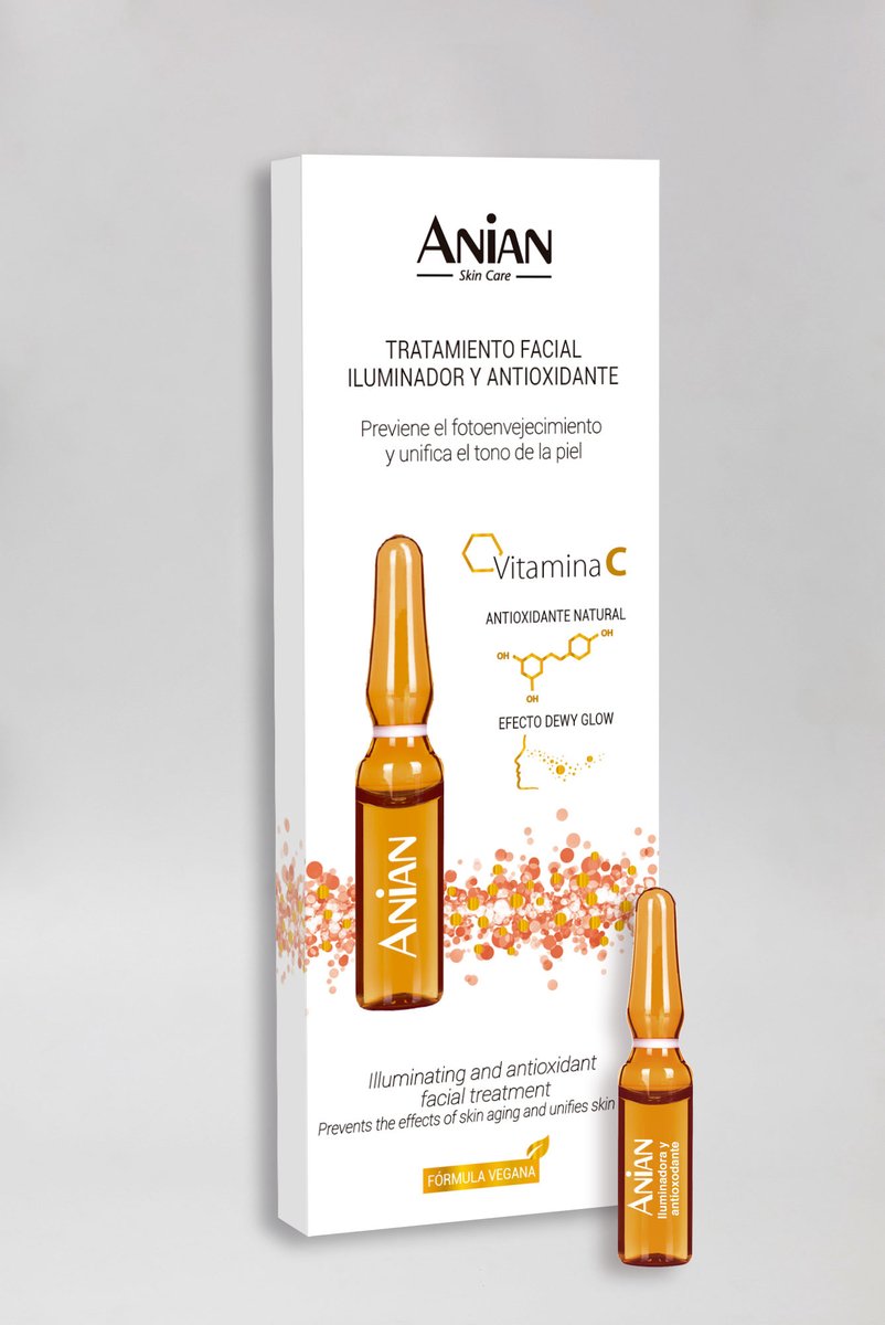 Anian Vitamina C Antioxidante 7 Ampollas X 1 Ml