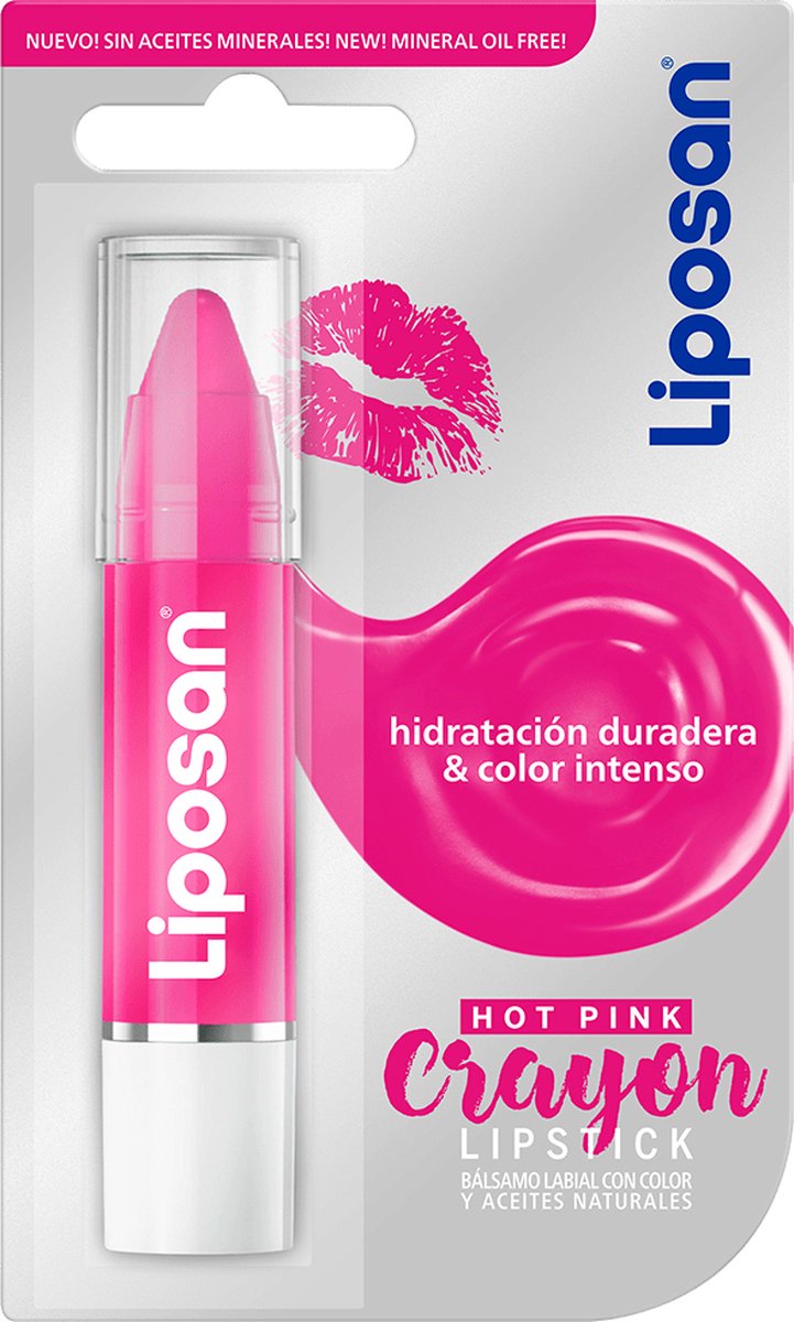 Liposan Liposan Crayon Hidratación & Color Intenso #hot Pink