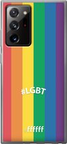 6F hoesje - geschikt voor Samsung Galaxy Note 20 Ultra -  Transparant TPU Case - #LGBT - #LGBT #ffffff
