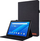 Case2go - Tablet hoes geschikt voor Lenovo M10 HD (2nd Gen) - 10.1 Inch - Book Case met Soft TPU houder - Zwart