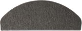 JEMIDI trapmatten trapmat 64cm x 24cm met geschakelde rand en stevige bevestiging (Grijs, 1)