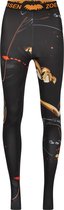 zoe karssen - dames -  liza legging met verfprint -  donkere verfafdruk - s