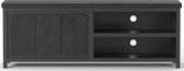 Cod collection 1 door black tv unit 140x40x51-cmtv002blc