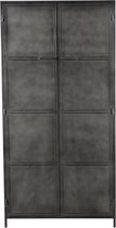 Rough collection 2 door metal cabinet 100x40x200-cais002rp5