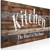 Schilderij - Kitchen - the Heart of the Home (1 Part) Narrow.