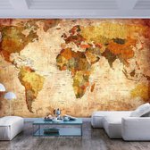 Zelfklevend fotobehang - Old World Map.