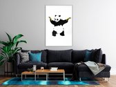 Banksy: Panda With Guns.