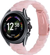 Resin bandje geschikt voor Fossil Gen 6 44mm / Gen 5e 44mm / Gen 5 - roze