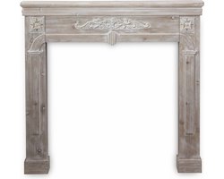 sweeek - Decoratieve schouw romance, 104x17x100cm