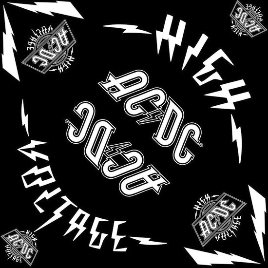 AC/DC - High Voltage Bandana - Zwart
