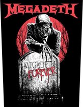 Megadeth Rugpatch Tombstone Zwart