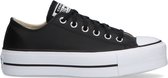 Converse Chuck Taylor All Star Lift Ox Lage sneakers - Leren Sneaker - Dames - Zwart - Maat 42