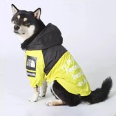 SwagDog™ | Pupreme Honden (Regen)jas – Wind- & Waterdicht – Geel/Zwart – Small (Borst: 40 cm | Rug: 30 cm)