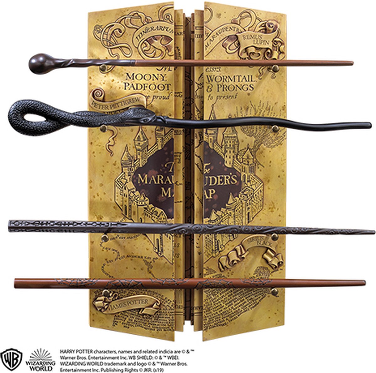 Harry Potter set baguettes magiques The Marauder's Collection