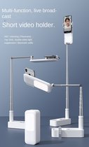 Portable Phone Holder - 2 in 1 - 360° verstelbare dekstop lamp - Selfie Lamp - Tiktok- Instagram - Facebook - Streaming - make up lamp