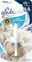 6x Glade Elektrische Geurverspreider Navul Clean Linen 20 ml