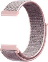 Strap-it Nylon horlogeband 18mm universeel - pink sand