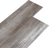 vidaXL Vloerplanken zelfklevend 5.02 m² 2 mm PVC mat houtbruin