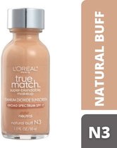 L'Oréal Paris True Match Super Fond de teint - Fond de Teint - N3 Natural Buff - 30 ml