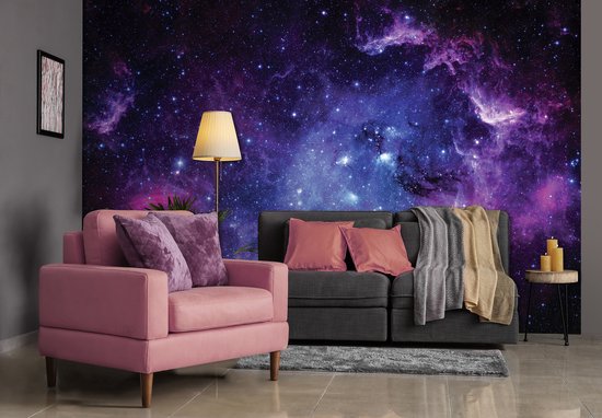 Fotobehang - Vlies Behang - Galaxy - Ruimte - Space - Cosmos - Heelal - Universum - Melkweg - 368 x 254 cm