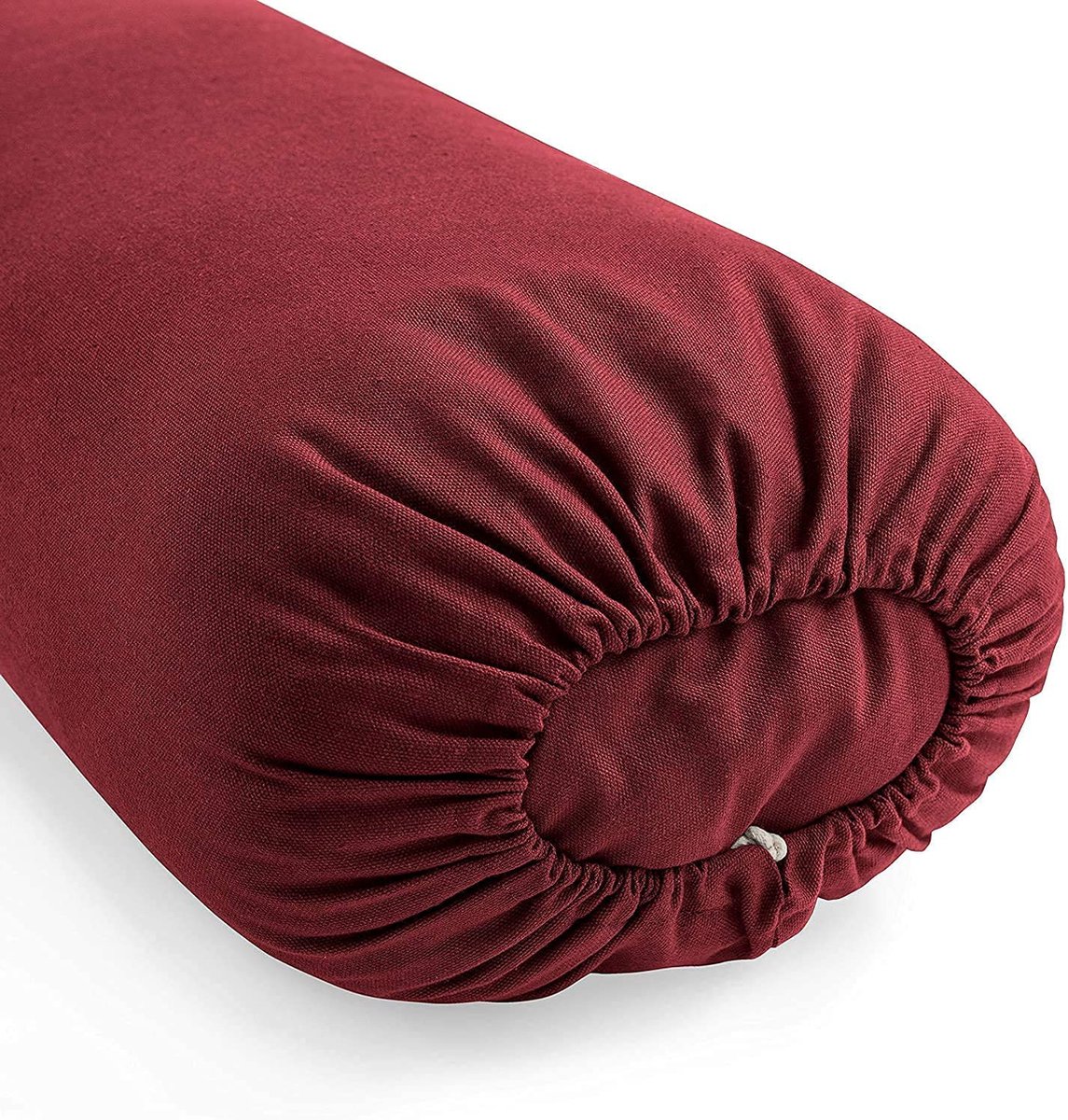 Yoga Bolster Bordeaux Bio Katoen GOTSgecertificeerd Ecologische