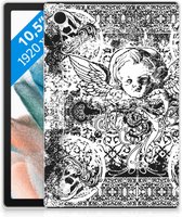 Tablettas Samsung Galaxy Tab A8 2021 Cover Skulls Angel met doorzichte zijkanten