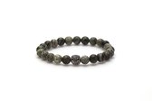 KARMA armband 86676 Alligator Matt Silver Bead