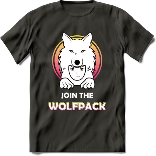 Saitama T-Shirt | Wolfpack Crypto ethereum Heren / Dames | bitcoin munt cadeau - Donker Grijs - L