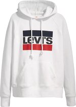 Levi's Graphic Standard Hoodie 184870058, Vrouwen, Wit, Sweatshirt, maat: S