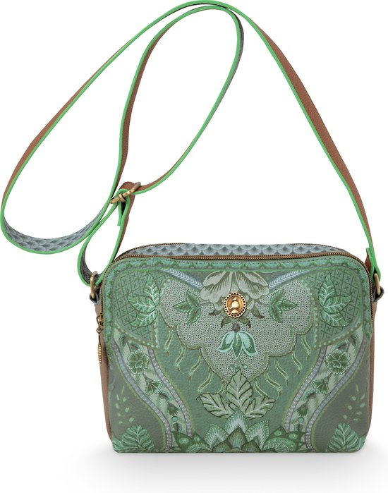 Pip Studio - Sac à Cross Moyen à Bandoulière Festival de Kyoto - Vert - Similicuir
