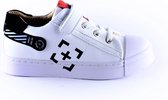Shoesme Sneaker SH21S012-B wit/zwart-32