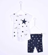 alisé Ensemble t-shirt et pantalon bébé en coton star dessin 86 Bleu foncé