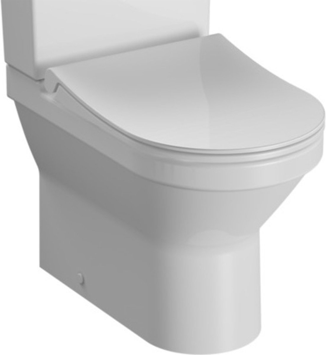 Nemo Spring Purcompact staand toilet 600 x 400 x 355 mm wit porselein Huitgang 180 mm wczitting en jachtbak niet inbegrepen
