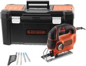 BLACK + DECKER - Autoselect 550W slingerdecoupeerzaag met snoer 3 Pos - KS801SEK5A-QS - Geleverd in 19' gereedschapskist + 5 bladen