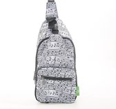 Eco Chic - Crossbody Bag - I04WT - White - Music