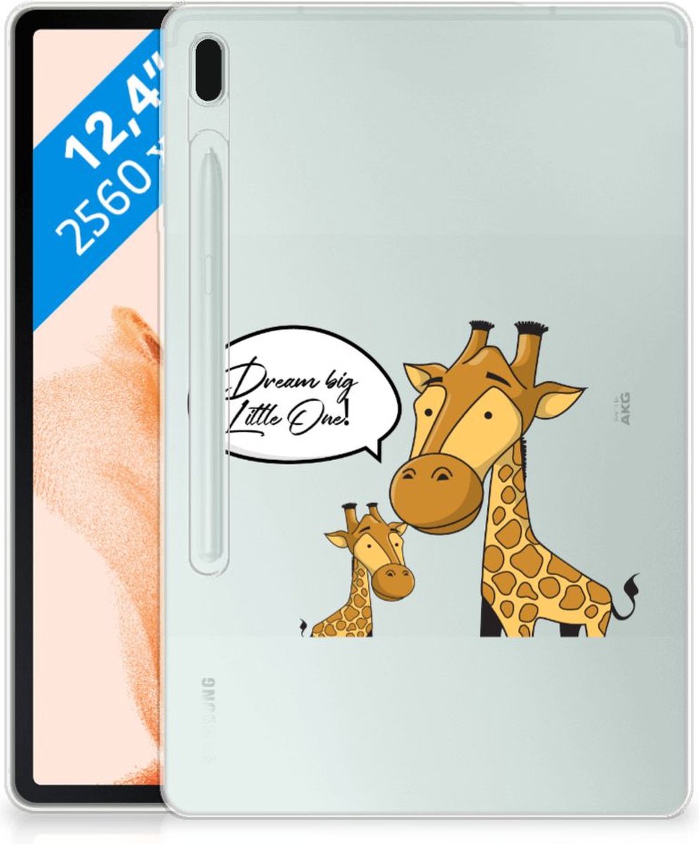 Samsung Galaxy Tab S7FE Tablet Back Cover Giraffe