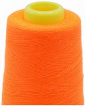 Overlock Garen per 4 stuks -  3000 Yards (2742 meter) per stuk - In 36 kleuren leverbaar - Neon oranje