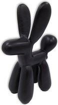 Colmore - Ballon Hond beeld- Mat zwart - Metaal - 25x13x37cm