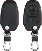 kwmobile autosleutel hoesje voor Opel 3-knops SmartKey autosleutel Keyless Go - Autosleutel behuizing in zwart / rood