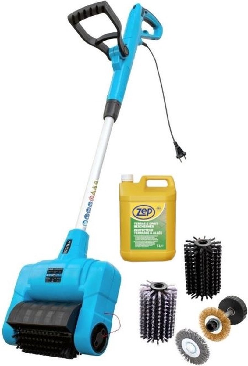 Draadloze reinigingsborstel voor Makita accu, 18 V, 800 W, 4-in-1