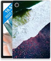 Tablet Case Geschikt voor Samsung Galaxy Tab A8 2021 Silicone Tablet Hoes Sea in Space met transparant zijkanten