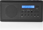 Nedis RDDB1500BK Dab+-radio 3 W Fm Klok- En Alarmfunctie Zwart
