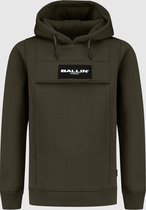 Ballin Amsterdam -  Jongens Regular Fit   Hoodie  - Groen - Maat 152