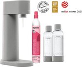 MY SODA P-WD002F-MG - Woody Grey machinepakket (machine + 1 cilinder + 2 flessen 1L)