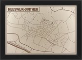 Houten stadskaart van Heeswijk-Dinther