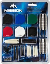Mission Mega Darts Giftet Fléchettes Steeltip
