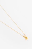 Sissy-Boy - Gold plated ketting met hangertje